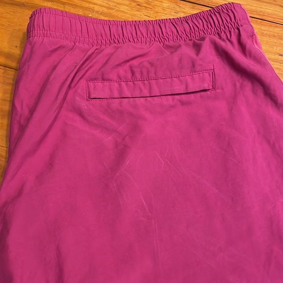 XL Nike pink white side stripe 4-pocket split ankle athletic track jogger pants - Picture 9 of 14